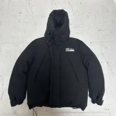 FIRST DOWN ダウンジャケット ブラック　フード付き