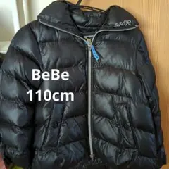 BeBe110cm 中綿アウター BLACK
