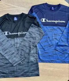 Champion 長袖Tシャツ 160 ブラックのみ