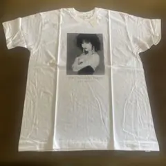 松田聖子　flawless seiko 音符プリント ホワイト Tシャツ 松田聖子］SEIKO 激レアフォトプリントTシャツ 新品 サイズL 80年代