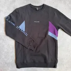 VOLCOM ボルコム スウェット トレーナー ブラック メンズ　パープルM相当