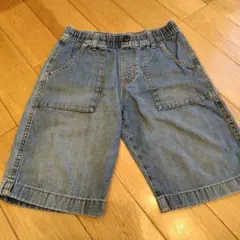 UNIQLO　デニム ハーフパンツ 128-136cm
