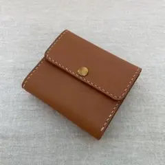 レザー二つ折り財布〜レザークラフト〜
