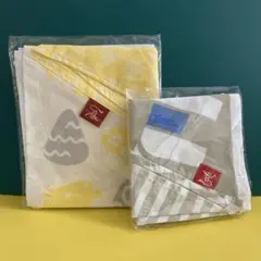 カルディ福袋　もへじ手ぬぐいエコバッグ (馬・辰) 計2点