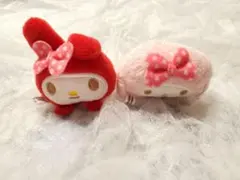 マイメロディ マイスウィートピアノ　ぬいぐるみリング