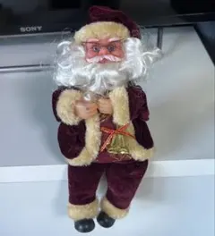 サンタ　置物　ぬいぐるみ　クリスマスのサムネイル