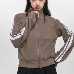 サイドストライプジップアップスウェットシャツのサムネイル