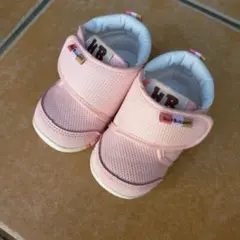 【MIKIHOUSE】ホットビスケッツ ピンク ベビーシューズ 11.5cm