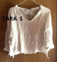 ZARAレースカットソー