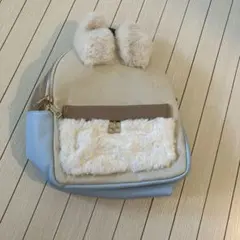 限定ミスバニー耳付きリュック ベージュ