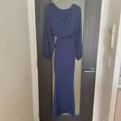 鮮やかロイヤルブルー！オフショル ワイドパンツ コンビネゾン 