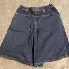 美品　comme ca fille デニム ハーフパンツ 120