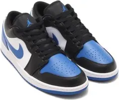 27.5cm エア ジョーダン 1 ロー AIR JORDAN 白 黒 青 AJ