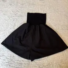 ショートパンツ ブラック ウエストゴム