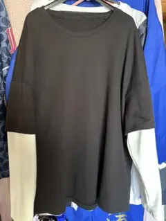 Dazy バイカラー長袖Tシャツ XL ロンT