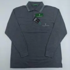 新品タグ付き　チャコール　ウエスタンポロテキサス　長袖ポロシャツ　LLサイズ