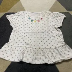 familiar 水玉模様 Tシャツ 120