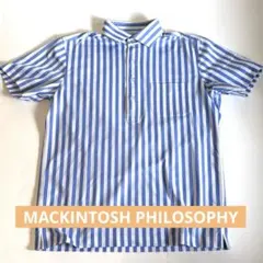 MACKINTOSH PHILOSOPHYストライプ ポロシャツ 38のサムネイル