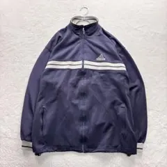 アディダス/XL/紺/トラックジャケット/ロゴ/フルジップ/長袖/春秋/スポーツ