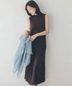 anuans／セミマーメイドニットワンピース