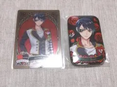 ツイステ デュース 寮服メタカ、ラメキラ缶バッジセット