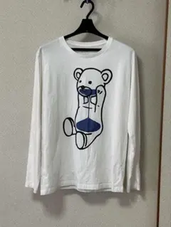 graniph メンズ レディース Tシャツ カットソー 長袖 ベア 熊のサムネイル