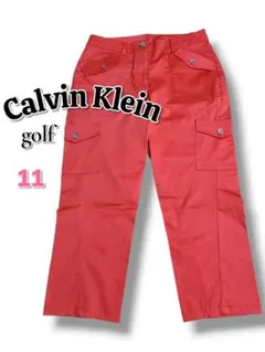 【CalvinKleingolf】古着♡春夏ゴルフストレッチパンツ　膝下丈　11のサムネイル