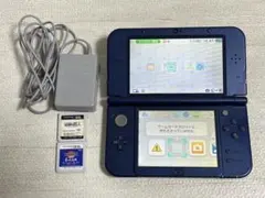 new ニンテンドー 3DS LL メタリックブルー ソフト 2本