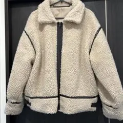 ボアジャケット ベージュ
