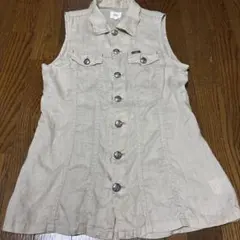 リネンレディースベスト