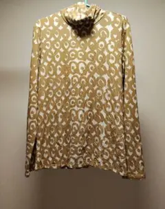 ユニクロ　マリメッコ　ヒートテック　タートルネックT　長袖　XL　柄　コラボ