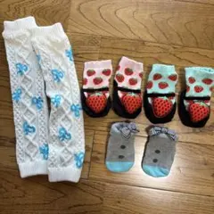 ベビー靴下とレッグウォーマーセット