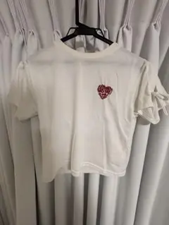 BABYBABY GIRL ハートロゴ Tシャツ ホワイト