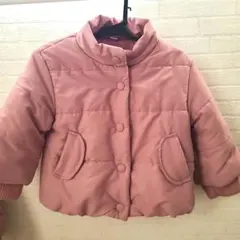 アプレレクール　中綿コート 100cm くすみピンク