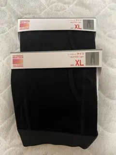HEATTECH ブラックタイツ XL 2枚セット　メンズ