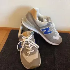 New Balance ML574NE2 26cm グレー/ブルー