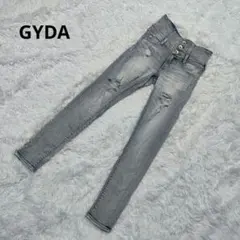 にゃに様専用　 ジェイダ ハイウエストバッククロスダメージスキニー　 ※色落ち