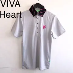 Viva Heart ビバハート ポロ シャツ 襟付き ストレッチ ゴルフ