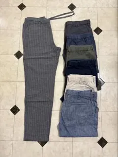 コットンリネンイージーパンツ　ユニクロ　M 7本セット