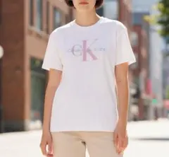新品　Calvin Klein カルバン クライン レディース　ロゴ　Tシャツ