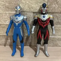 ［生産終了］ウルトラマン フーマ タイタス 2体 ウルトラマンソフビ500 廃盤のサムネイル