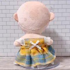 ぬい服 イエロー×ブルーワンピース6 ハンドメイド品