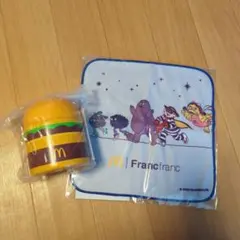 マクドナルド ハンバーガー型スープジャーとタオルセット