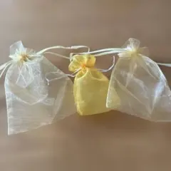 オーガンジー 巾着袋 3点セット