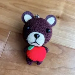 平成レトロ　クマ　ぬいぐるみ　キーホルダー