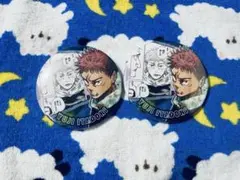 呪術廻戦　虎杖悠仁　コレクション缶バッジ　2個