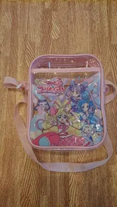 君とアイドルプリキュア ショルダーバッグ クリアポケット付き