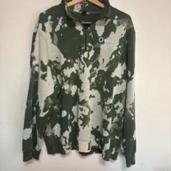 古着　タイダイ柄　ハーフジップ