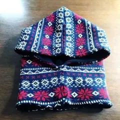 フード付きネックウォーマー