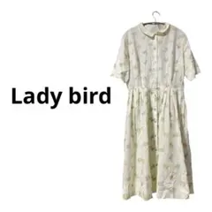 Lady bird classics 花柄半袖ワンピース レトロ